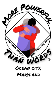 Winnie A. - Phil Pa The Gift of Desperation -The Chesapeake & Potomac Region Convention Of Narcotics Anonymous. CPRCNA XXXV. April 8th-10Th , 2022 in Ocean City, MD