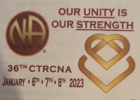 Barry R. - Hartford, CT - Steps One, Two, & Three-The Central Connecticut Area Convention of Narcotics Anonymous CTRCNAXXXVI. January 6th -January 8st, 2023 in Stamford, CT