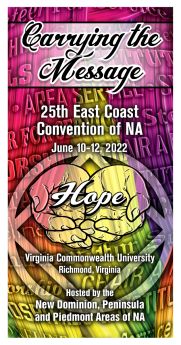 Kim E. - Richmond, VA. -Wellnes-Health-The East Coast  Convention of Narcotics Anonymous. ECCNAXXV. June 10th -12th , 2022 in Richmond, Virgina