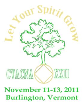 Mattie S-NEMA-Recovery Begins With Surrender-CVACNA XXII-November 11-13-2011-Burlington Vermont